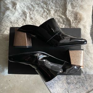 ASKA (Italian brand) Patent Mules